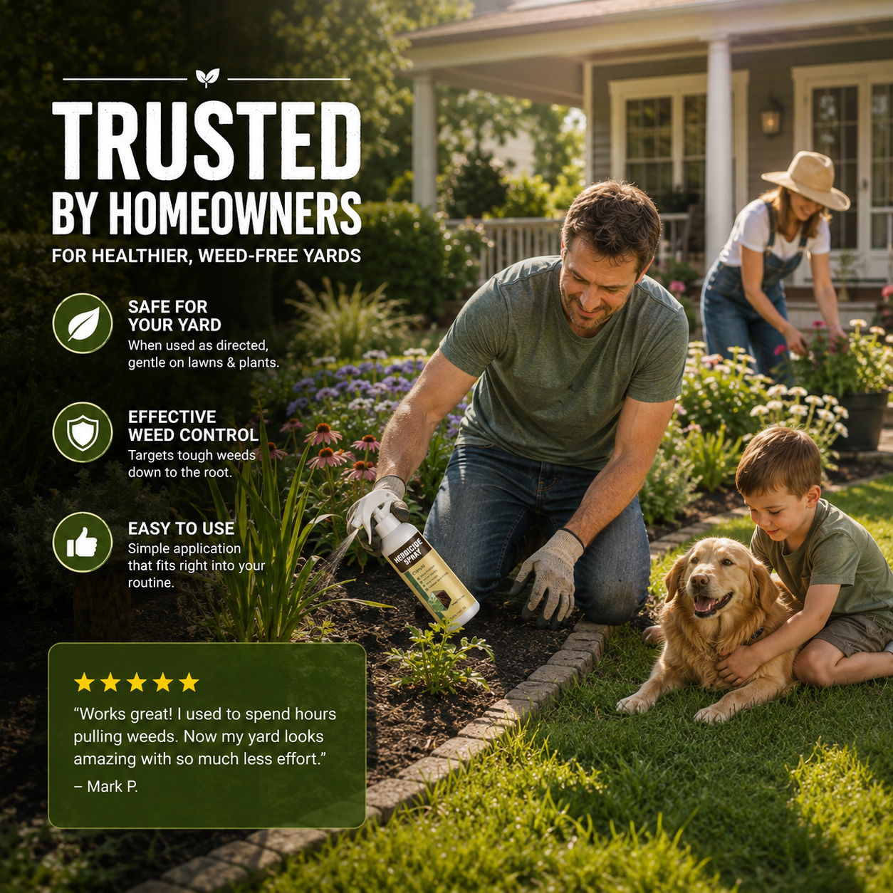 Clincili Weed Killer Spray – Deep Root Weed Control for a Cleaner, Tidy Yard