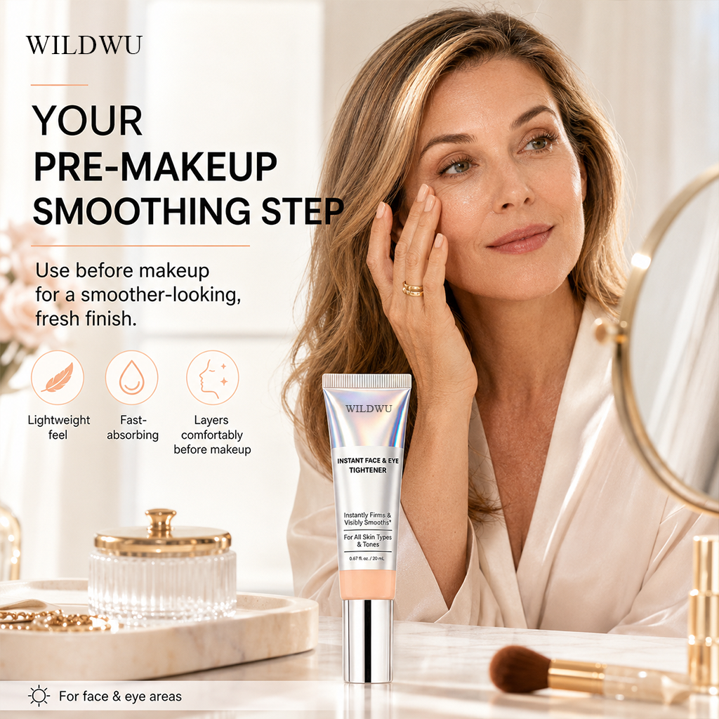 Wildwu Instant Face Tightener – Visible Smoothing in 60 Seconds, Progressive Results in 18 Days