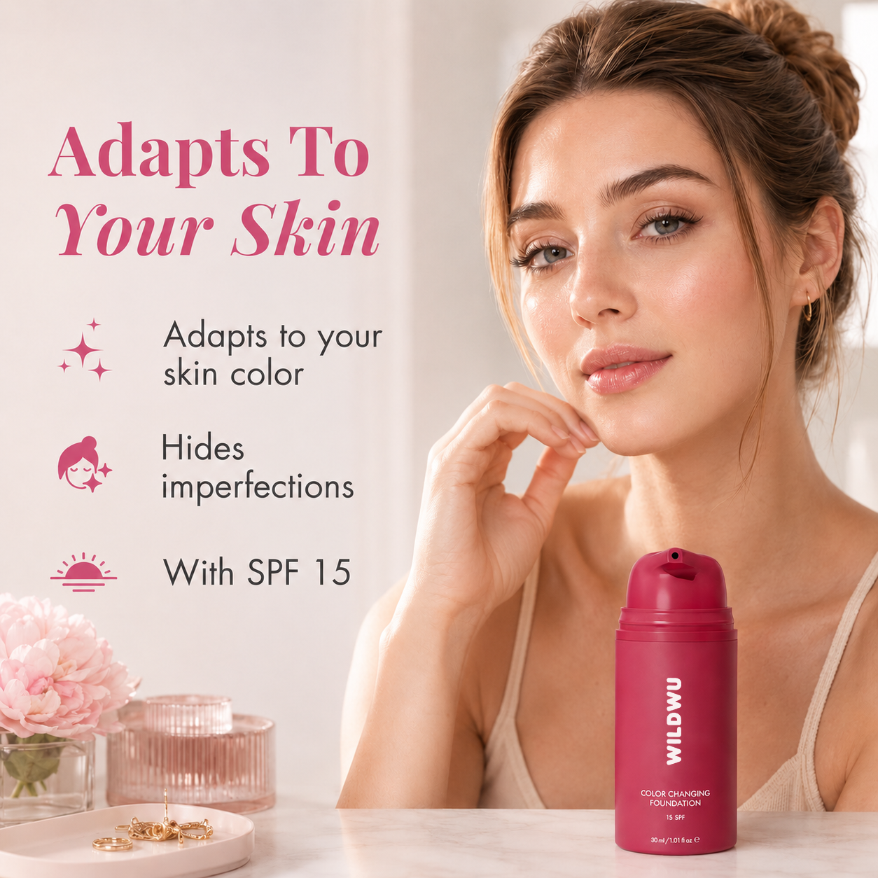 Wildwu™ Adaptive Glow Foundation – A Monthly Ritual for Fresh-Looking Skin
