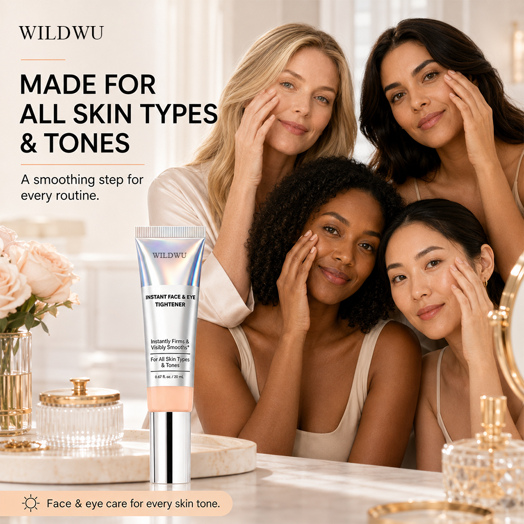 Wildwu Instant Face Tightener – Visible Smoothing in 60 Seconds, Progressive Results in 18 Days
