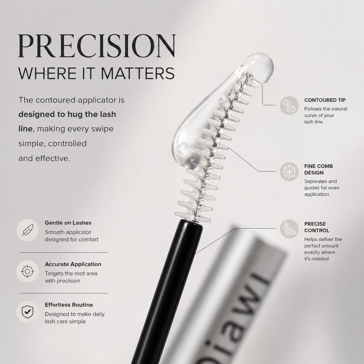 Qiawi Essential Lash Serum — Lightweight Lash Care for Fuller-Looking, Healthier-Looking Lashes