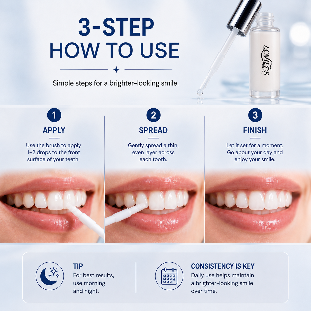 LOVILDS Tooth Polish - Instant White Smile
