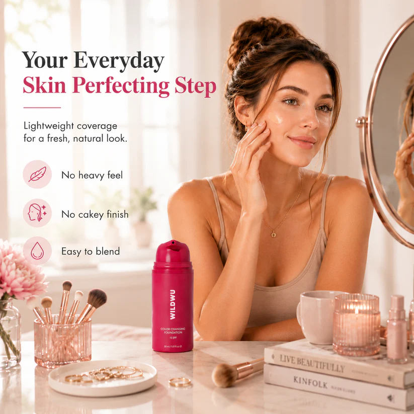 Wildwu™ Adaptive Glow Foundation – A Monthly Ritual for Fresh-Looking Skin