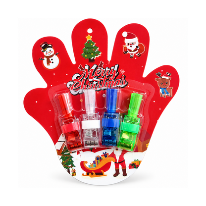 Christmas Finger Projector Lights – LED Santa & Snowman Toys, Stocking Stuffers & Party Favors