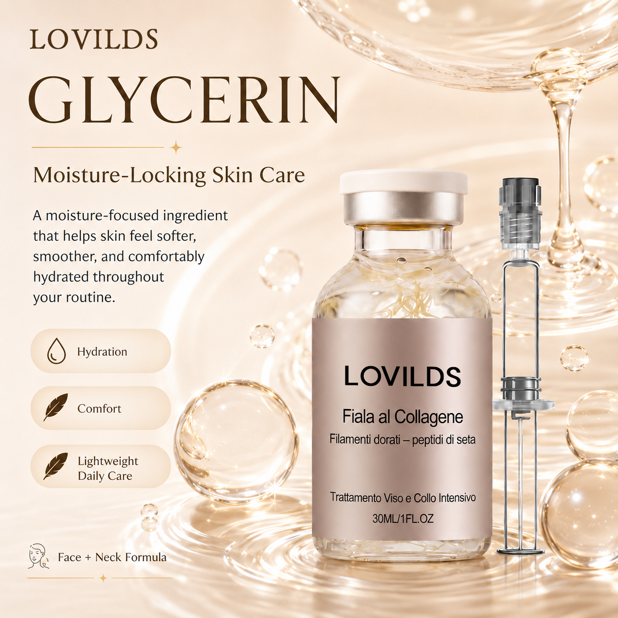 LOVILDS Golden Silk Collagen Ampoule