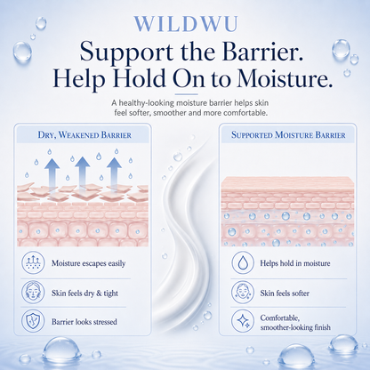 Wildwu™ LumiCalm Barrier Cream - Daily Face Moisturizer, Blemish Relief Care, Soothing Recovery, Vegan Korean Skincare
