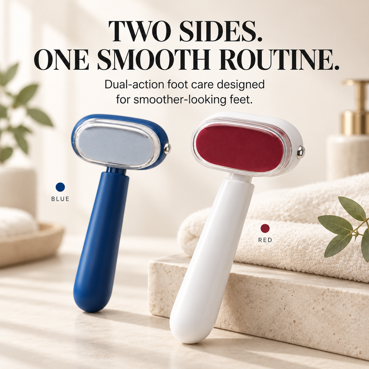 2-in-1 Dual-Sided Foot Callus Remover – Smooth Feet Made Easy