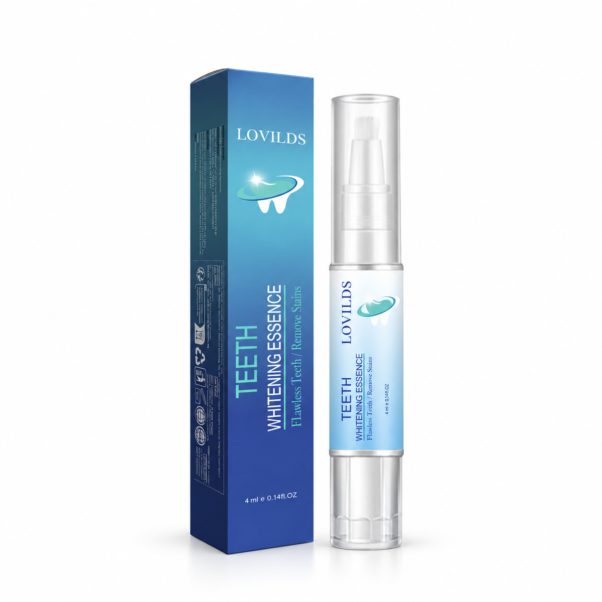 LOVILDS Teeth Whitening Pen – Precision Brush for Daily Smile Care
