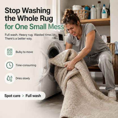 Waterless Carpet Foam Stain Remover – Deep Cleaning Without Washing