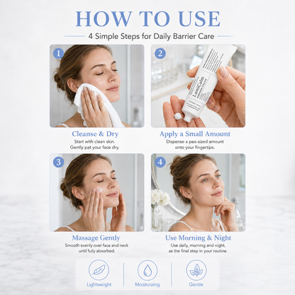 Wildwu™ LumiCalm Barrier Cream - Daily Face Moisturizer, Blemish Relief Care, Soothing Recovery, Vegan Korean Skincare