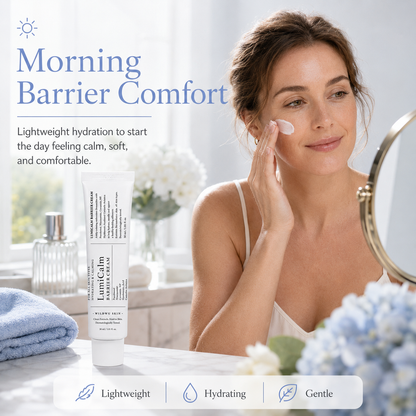 Wildwu™ LumiCalm Barrier Cream - Daily Face Moisturizer, Blemish Relief Care, Soothing Recovery, Vegan Korean Skincare