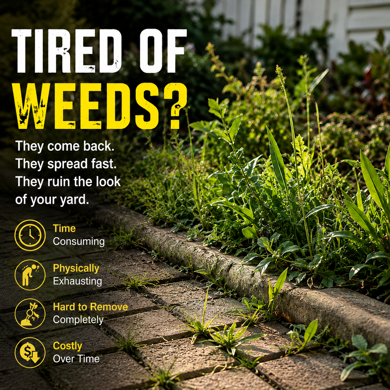 Clincili Weed Killer Spray – Deep Root Weed Control for a Cleaner, Tidy Yard