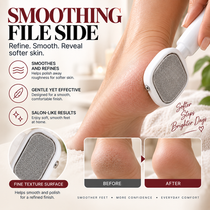 2-in-1 Dual-Sided Foot Callus Remover – Smooth Feet Made Easy