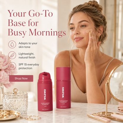 Wildwu™ Adaptive Glow Foundation – A Monthly Ritual for Fresh-Looking Skin