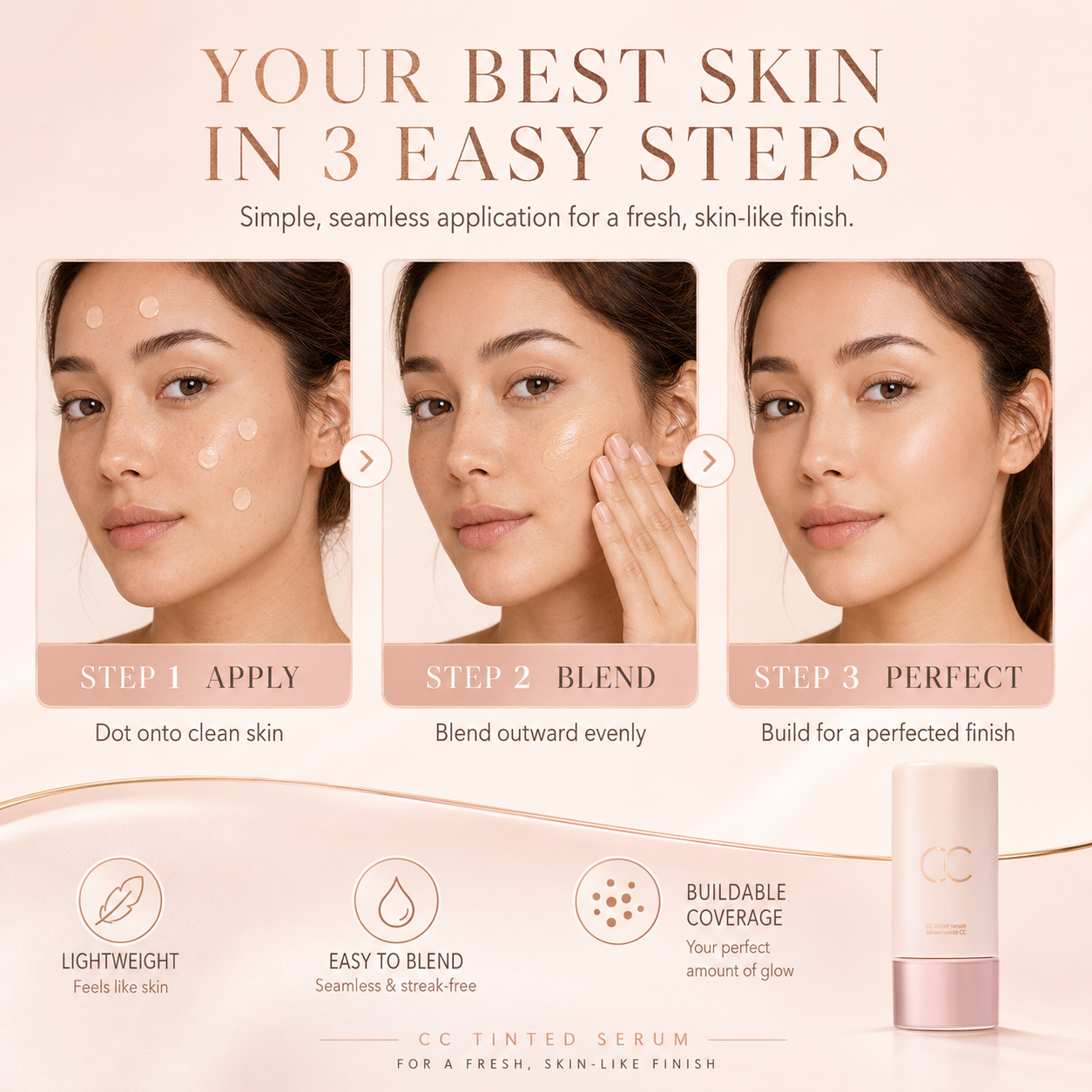 Wildwu CC color-correcting tinted serum