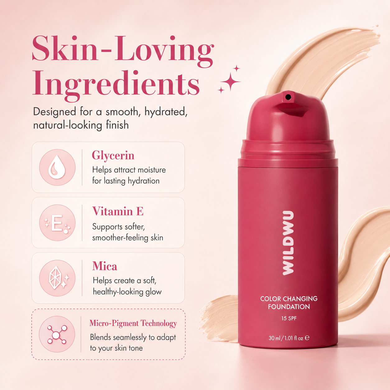 Wildwu™ Adaptive Glow Foundation – A Monthly Ritual for Fresh-Looking Skin