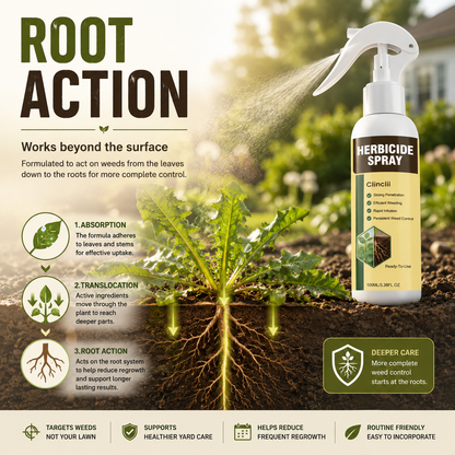 Clincili Weed Killer Spray – Deep Root Weed Control for a Cleaner, Tidy Yard