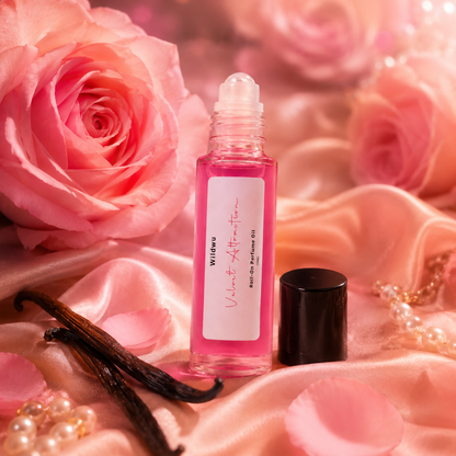 Wildwu™ Velvet Attraction Roll-On Perfume Oil – Soft Fruit-Floral Scent